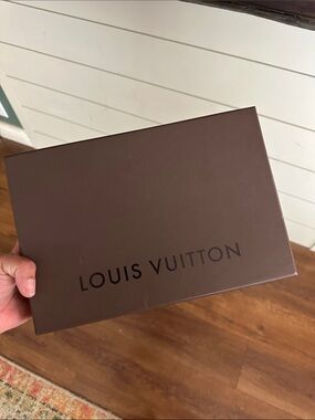 Louis Vuitton Chocolate Brown Logo Box
